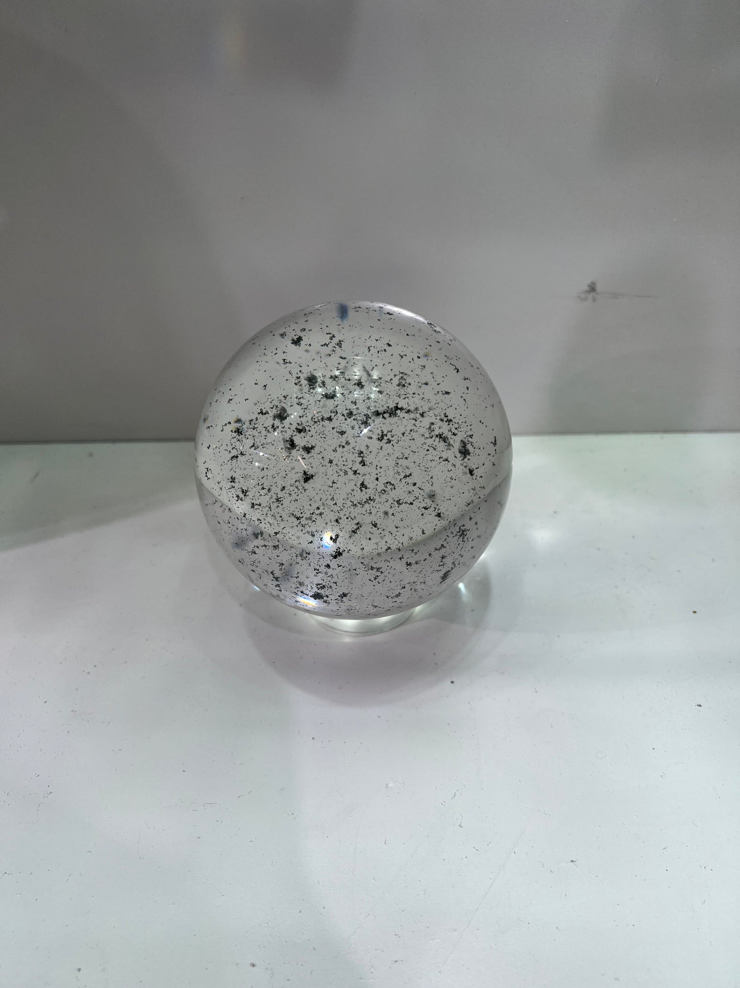 Garden quartz sphere