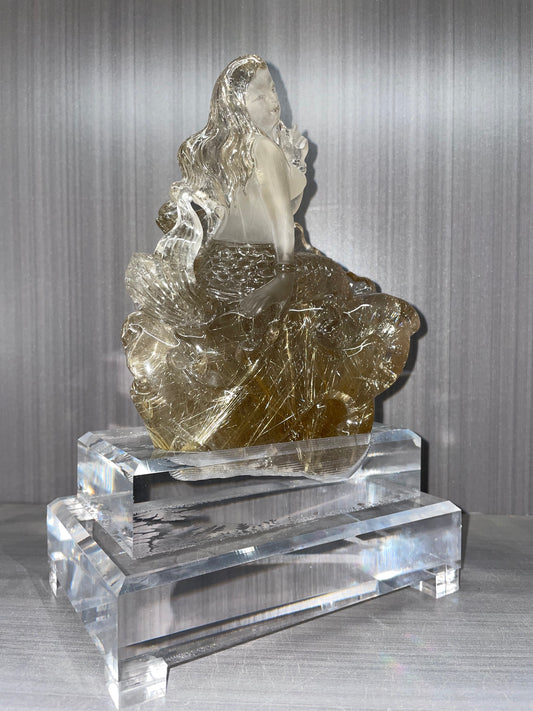 Mermaid carving
