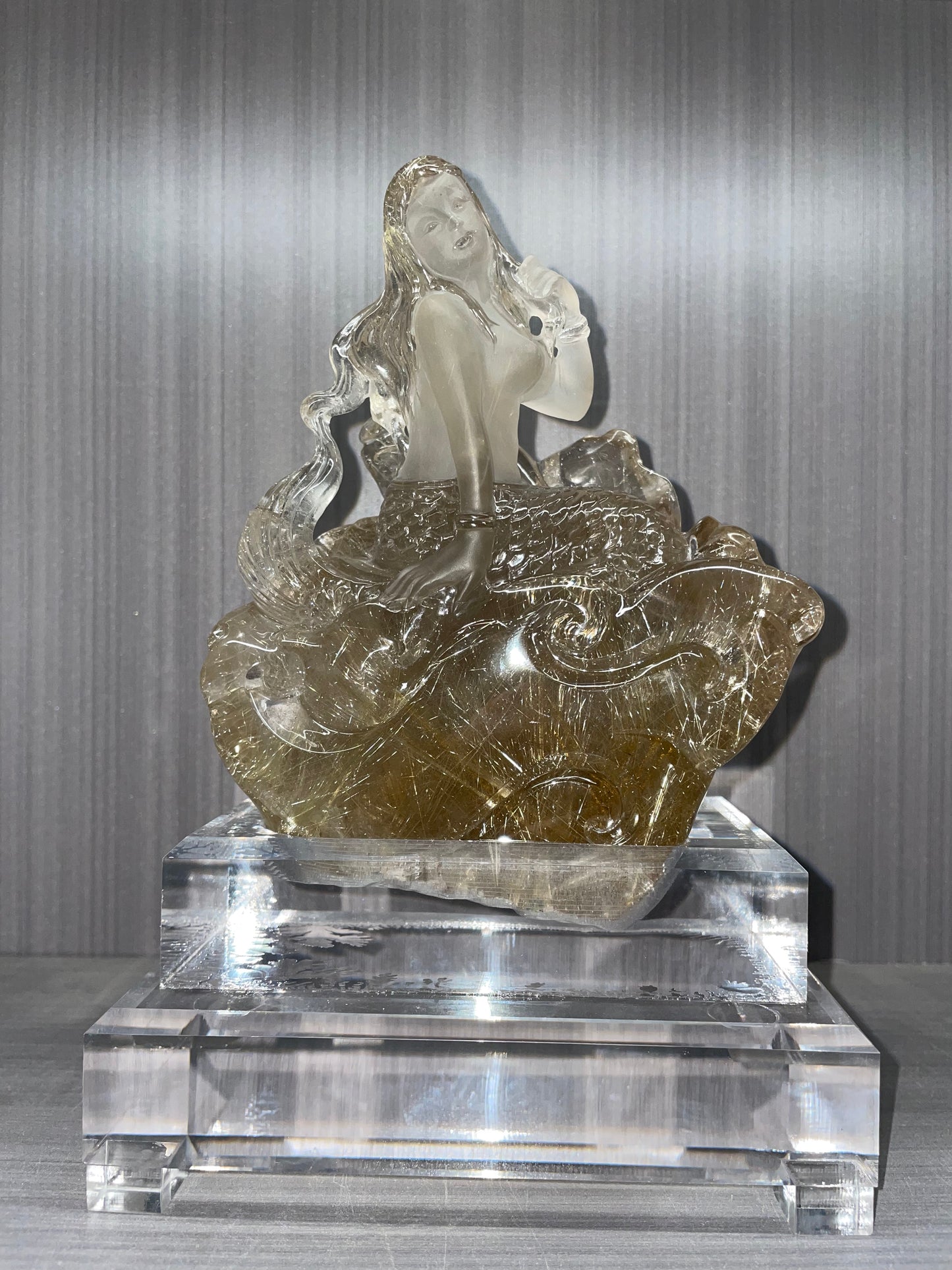 Mermaid carving