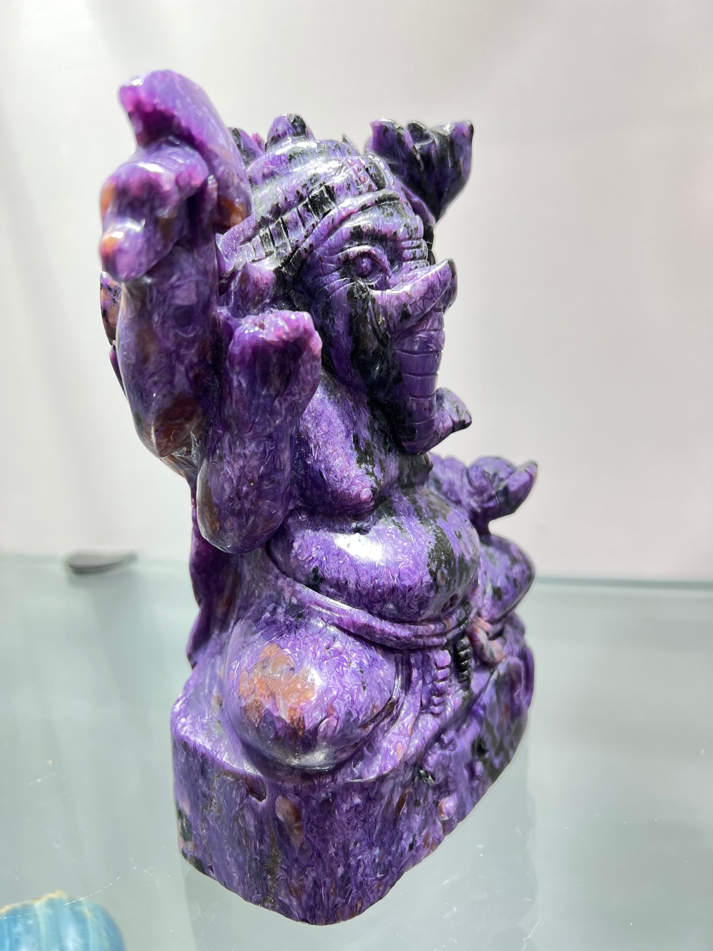Chariot Ganesha carving