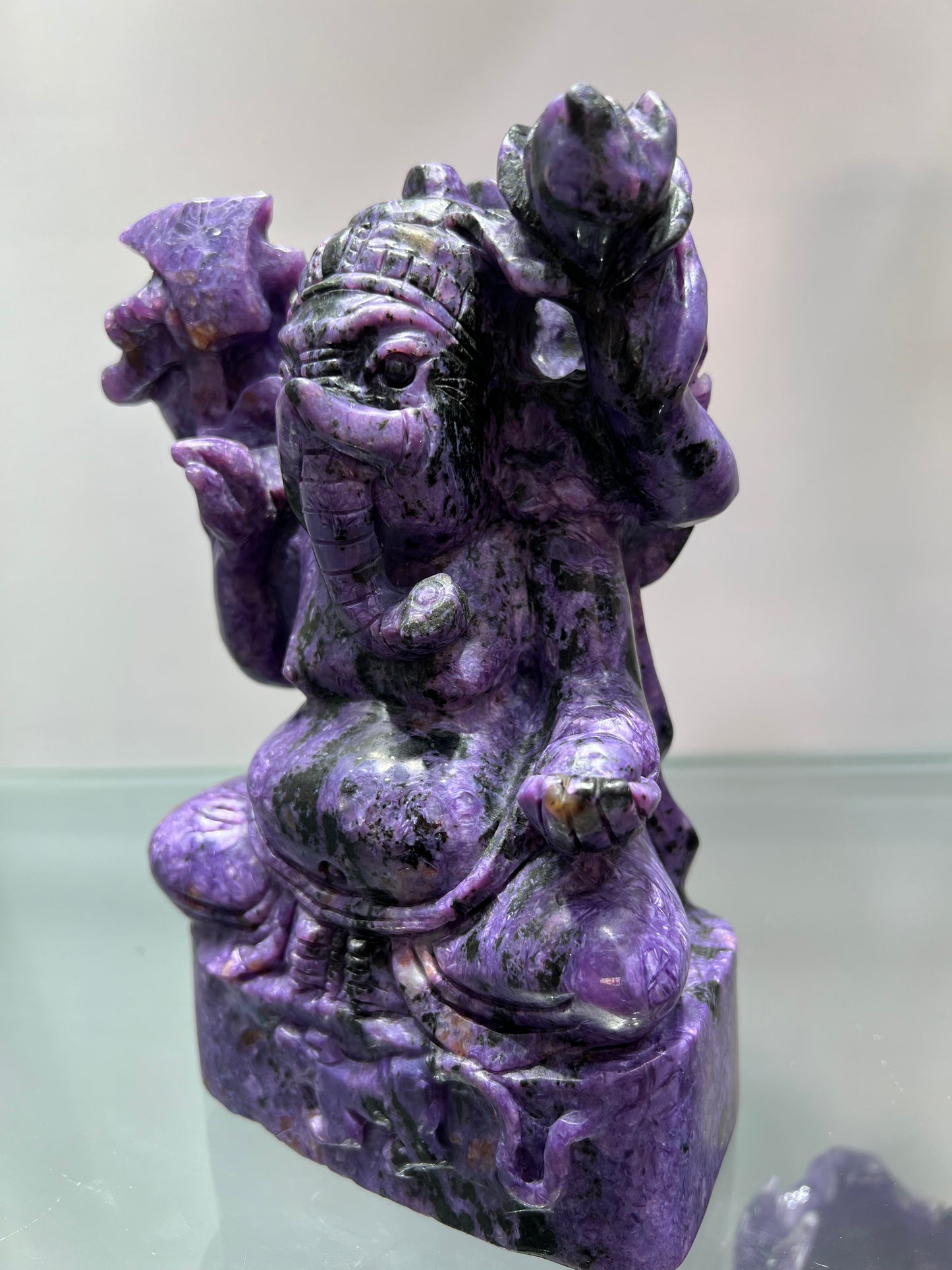Chariot Ganesha carving