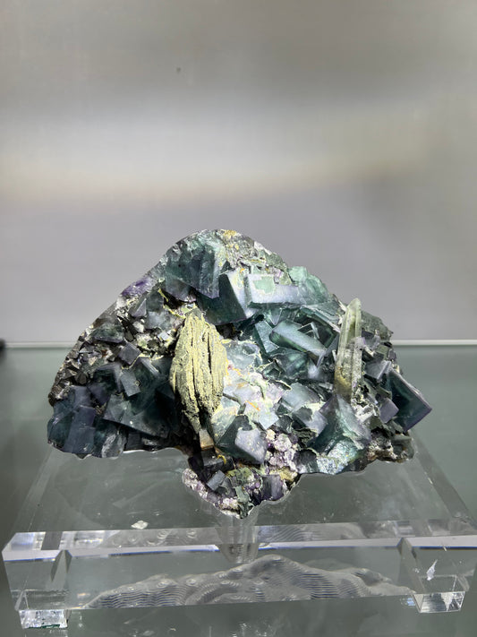 Mongolia blue fluorite