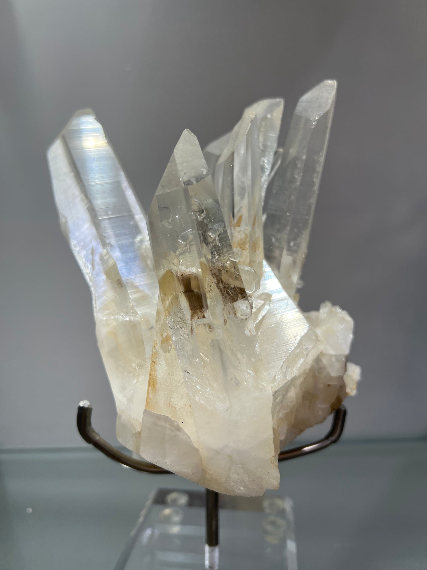 Brazil clear quartz cluster