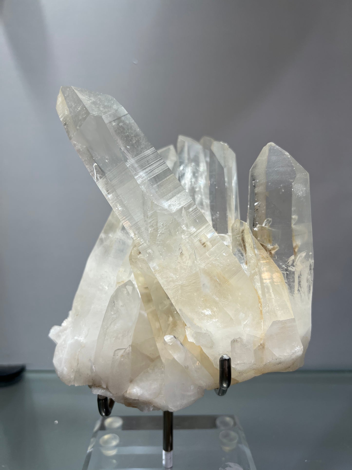 Brazil clear quartz cluster