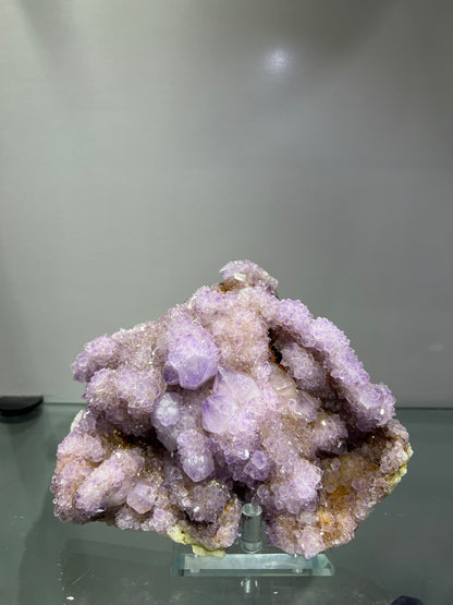 Specularite associated with crystal cluster