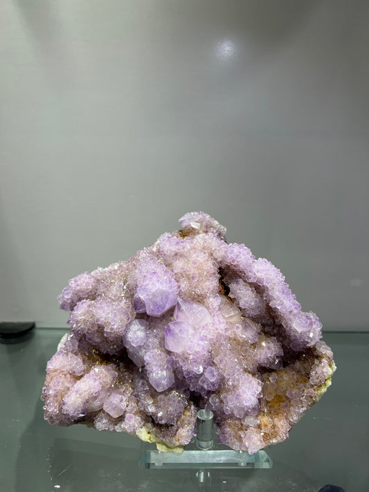 Specularite associated with crystal cluster