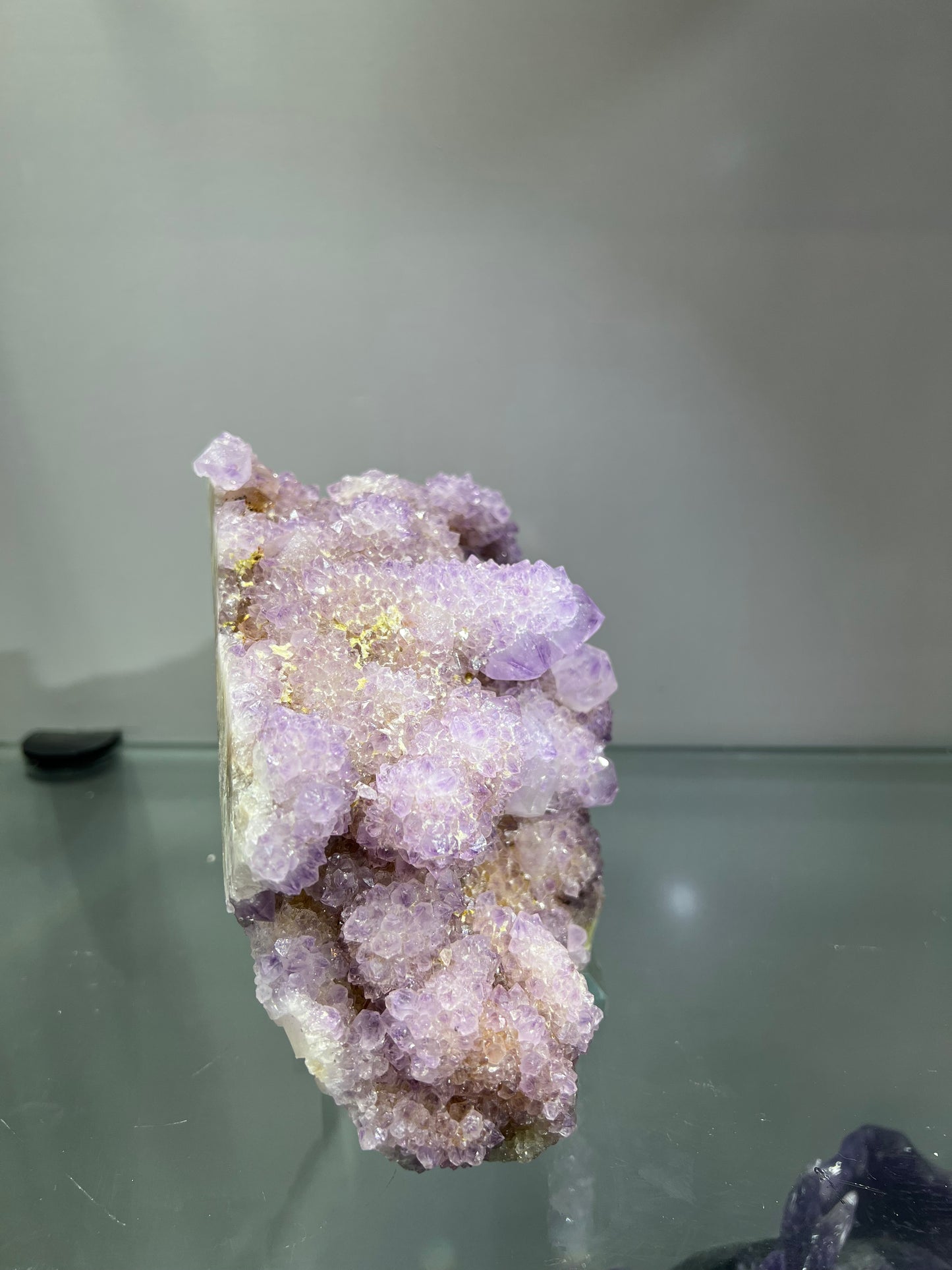 Specularite associated with crystal cluster