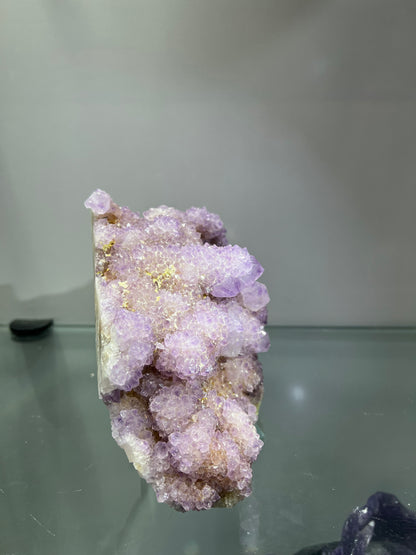 Specularite associated with crystal cluster