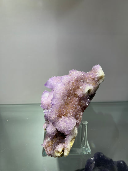 Specularite associated with crystal cluster