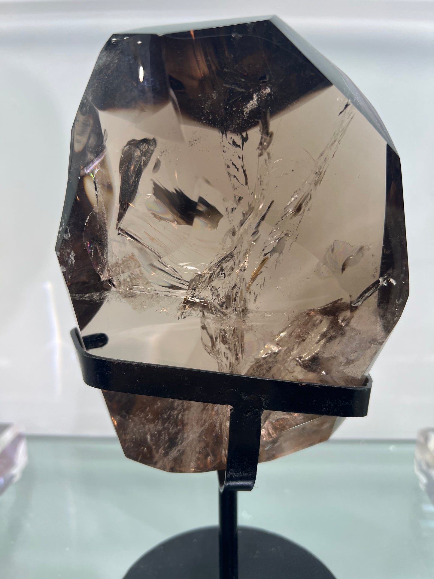 Smoky quartz free form