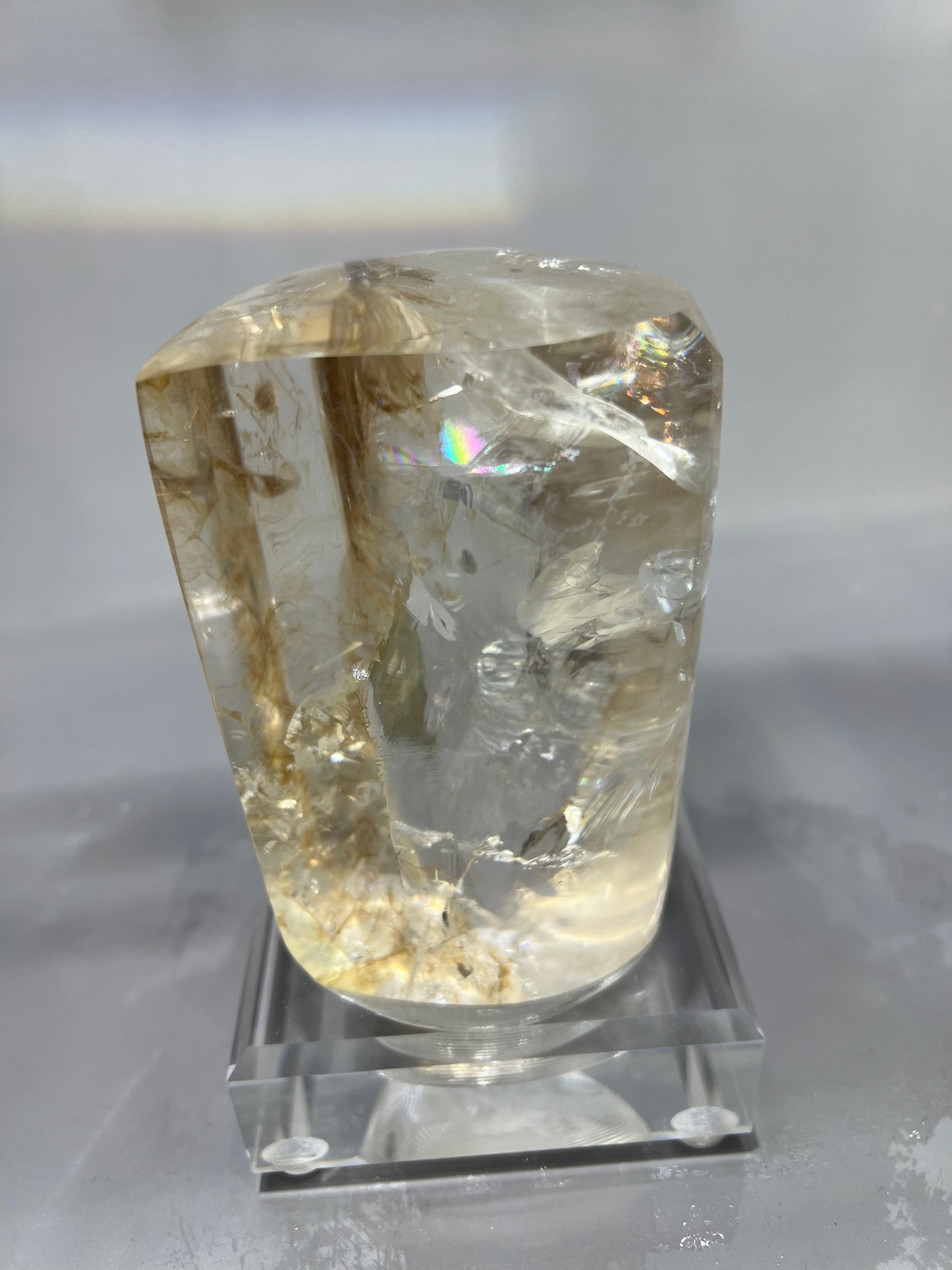 Rainbow quartz free form