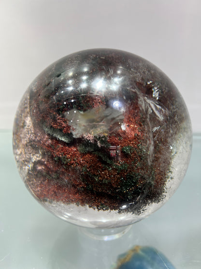 Garden quartz sphere