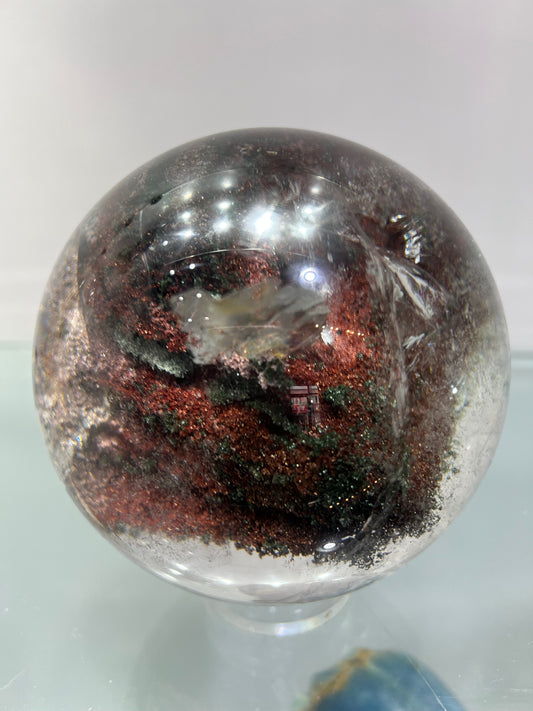 Garden quartz sphere