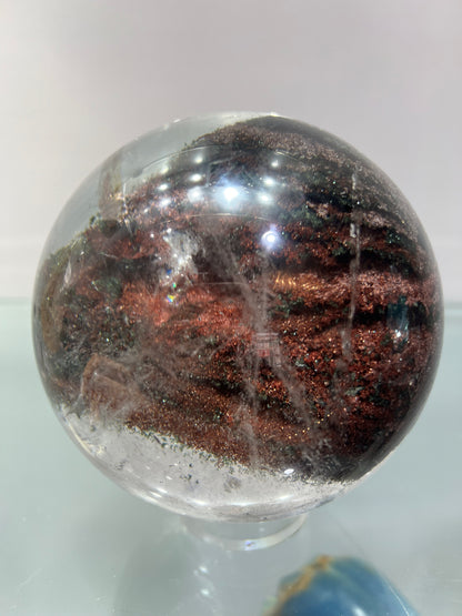 Garden quartz sphere
