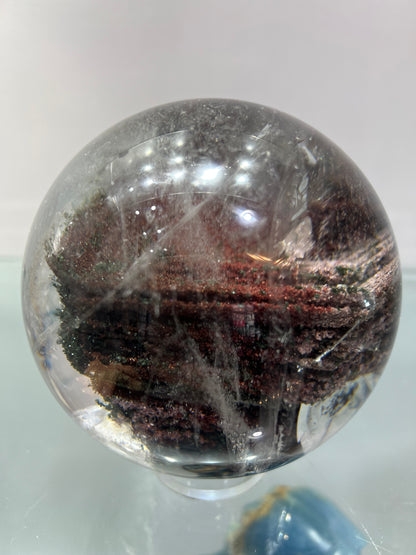 Garden quartz sphere