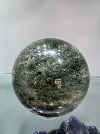 Thousands layer garden quartz sphere